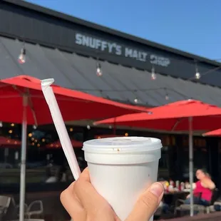 chocolate  malt half size - $4.50