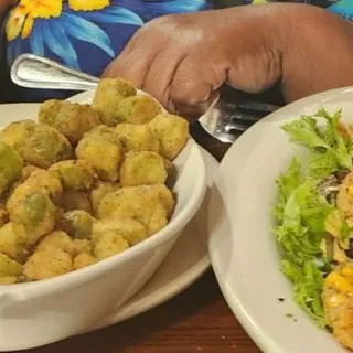 Fried Green Tomatoes & Shrimp