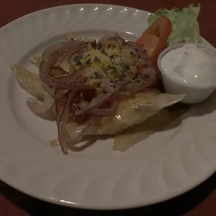 Light lunch at Snug Harbour today. The pierogies are one of seven new appetizers on the menu, and SO GOOD!