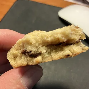 "The Taos" - banana, walnut chocolate chunk. This picture doesn't do it justice. Sorry, I had already eaten almost the entire cookie already