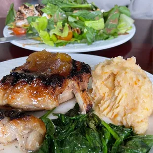 Pork Chop w/ Peach Glaze