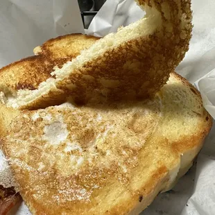 Dinosaur in an Egg Grilled cheese
