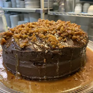 Bourbon Praline Chocolate Cake