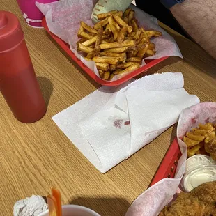 Great wraps and chicken fingers