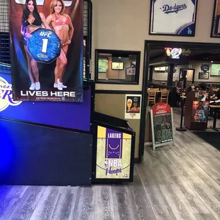 Shoot some hoops while you wait for your pizza