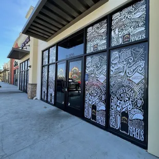 the outside of the store