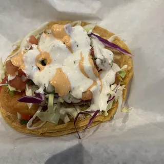 Battered Shrimp Taco