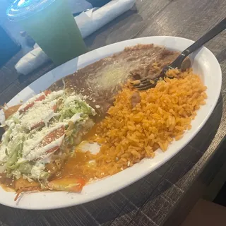 2 Cheese Enchiladas