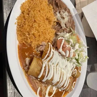 2 Chicken Enchiladas