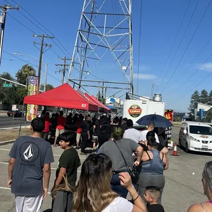 It's so good, we're willing to stand in the sun!