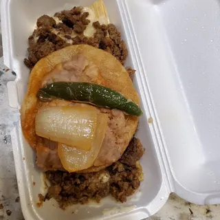 Steak and Cheese Tamal