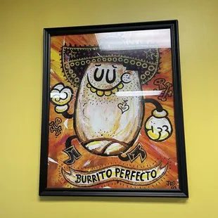 a picture of a burrito perfecto