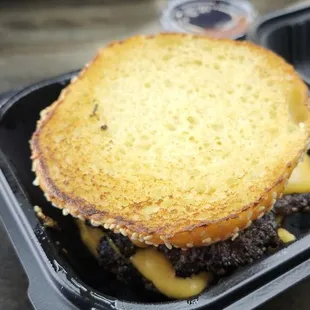 All American Patty Melt ordered plain