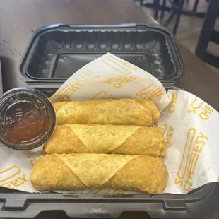Crab Rangoon eggroll