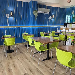 interior, sushi and sashimi