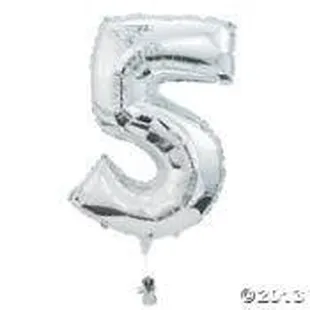 Number Mylar Jumbo Balloon