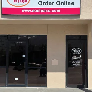 New So El Paso Store Front