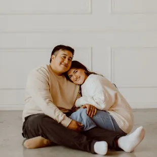 Couples studio photo session