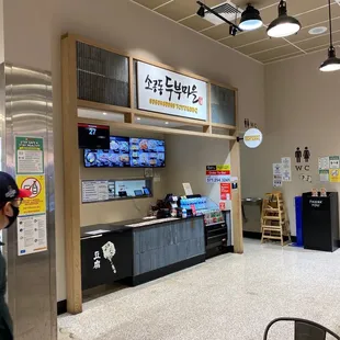 a man standing in front of the counter