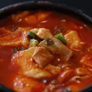 Beef Intestine Soft Tofu Soup