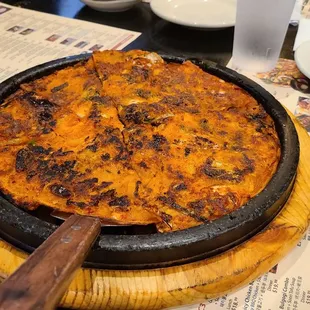 Kimchi pancake