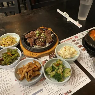 C1 Galbi Combo with Soon Tofu Soup