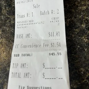 This was for 2 people, including 1 diet soda, 2 combo platter, cream cheese wontons, spicy jade wontons for lunch.