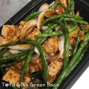 Tofu with Green Bean