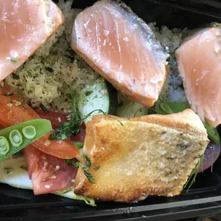 Meal prep for the week. Weekly Fresh fish.