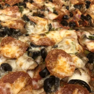 Large Supreme pizza