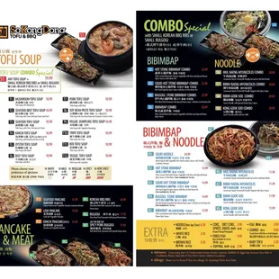 New menu