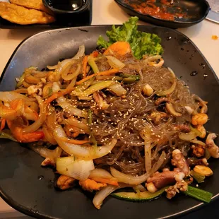 I went with the Haemul Jap Chae. The portion was so large I was only able to finish half, unheard of for me!!!