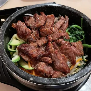 Galbi Dolsot Bibimbap