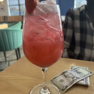 strawberry cucumber non alcoholic drink