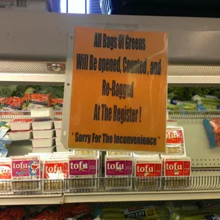 Dont conceal anything in your greens