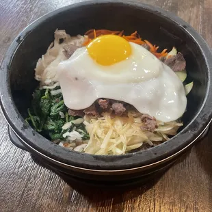 Beef Hot Stone Bibimbob