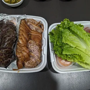 Jokbal combo! Also comes with rice and banchan