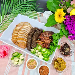 Jokbal Combo - comes with Jokbal (Korean Braised Pork Hock) and Soondae (Korean Sausage)!