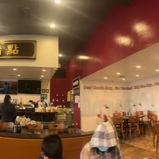 interior, sushi and sashimi