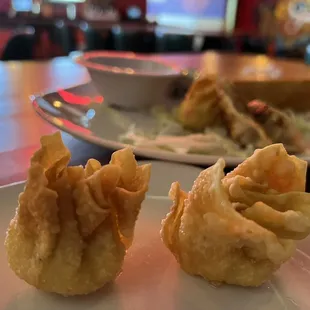a plate of fried food