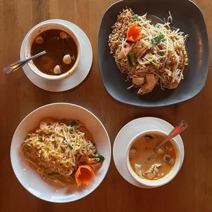 Pad Thai curry noodles soups