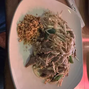 Beef pad Thai