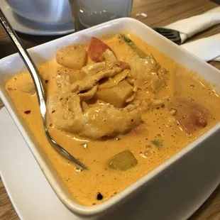Pineapple Curry Shrimp