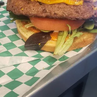 Plant based burger tastes and looks  awesome
