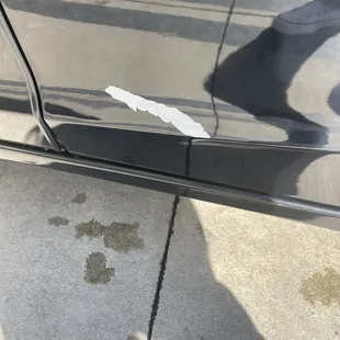 Damage during wash