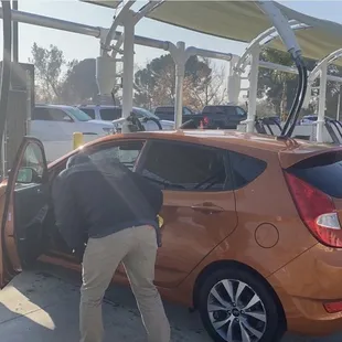 Hand dry car wash!