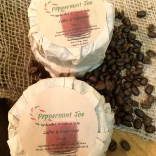 Peppermint Joe our coffee soap
