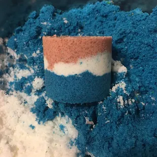 large variety of bath bombs and shower bombs.