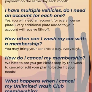 Monthly memberships FAQ