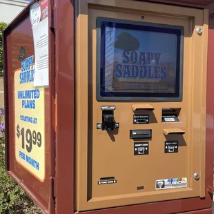 Some details on how to get an unlimited plan and I spy a little Yelp sticker there.